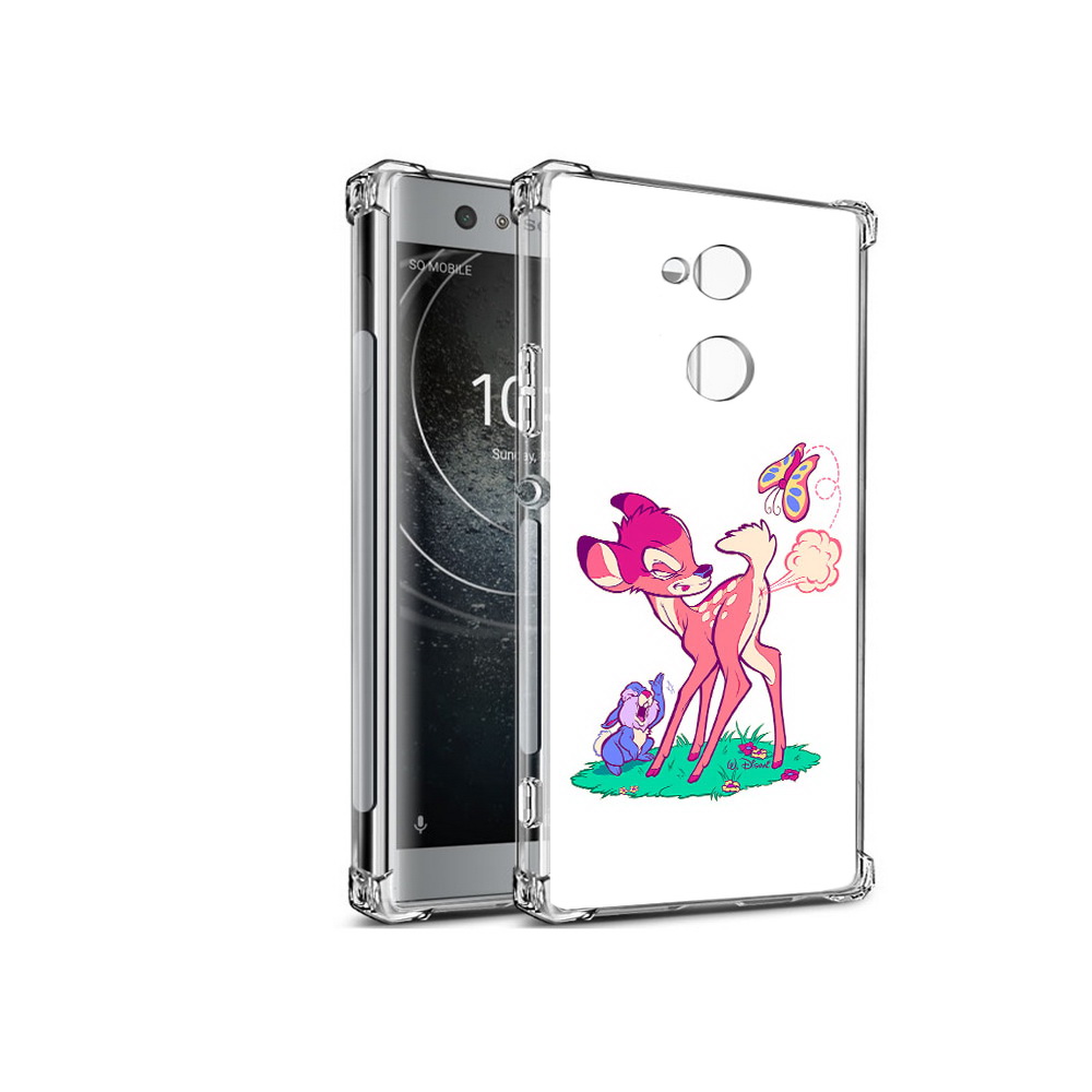 Чехол MyPads Tocco для Sony Xperia XA2 смешной олененок (PT99627.238.610)