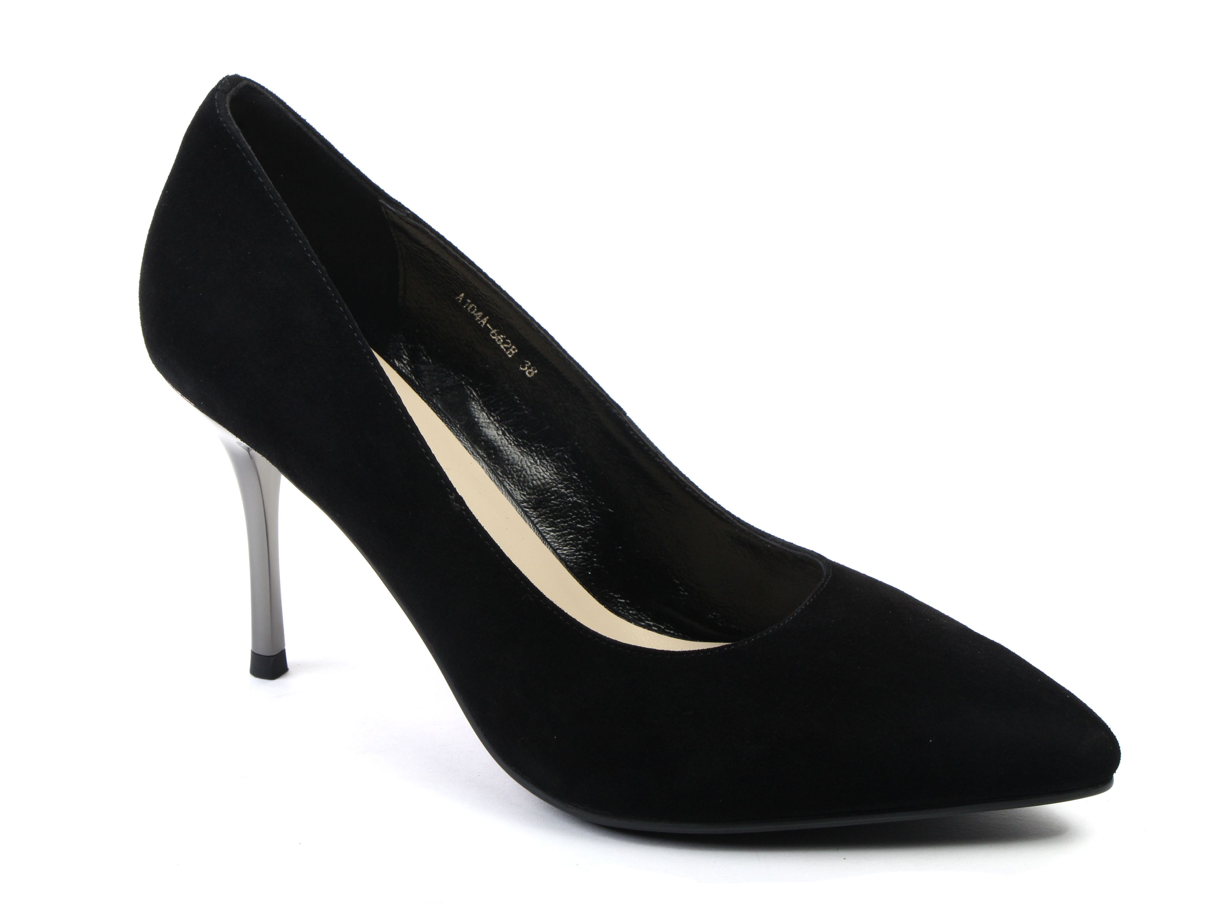 Туфли женские Popular Fashion A104A-662B черные 38 RU