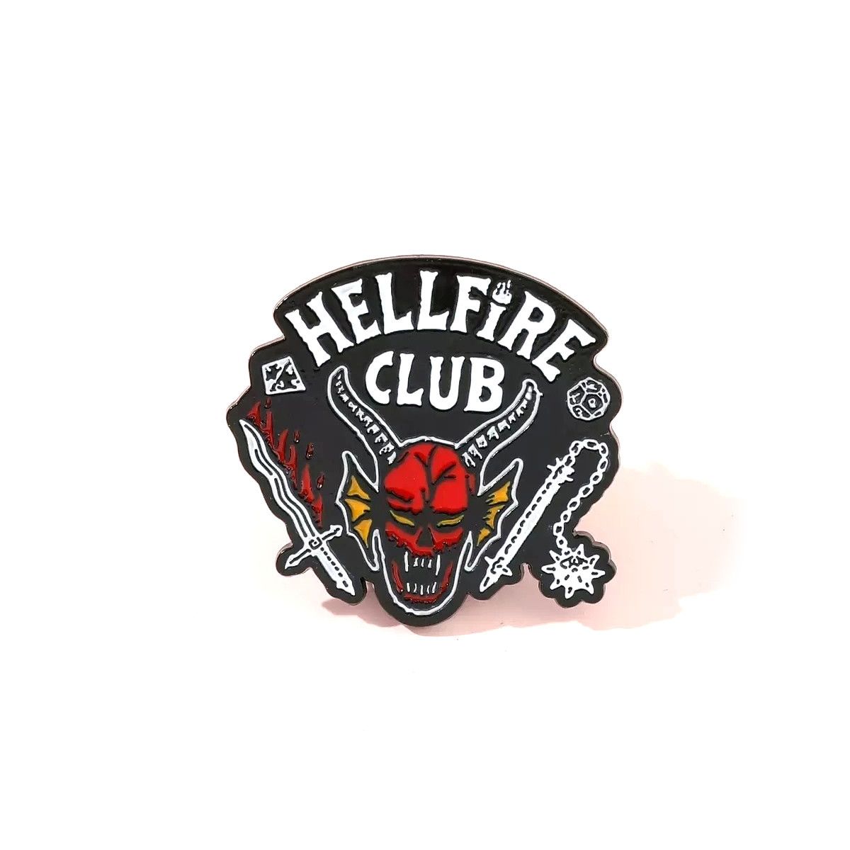 

Значок брошь Hellfire Клуб из Очень странные дела, gm38197