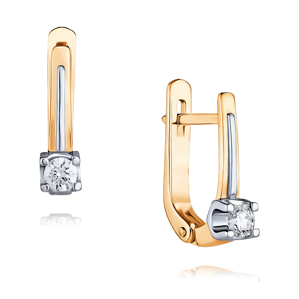 

Серьги из красного золота с бриллиантом ADAMAS 24037450/01-А50Д-41, 24037450/01-А50Д-41