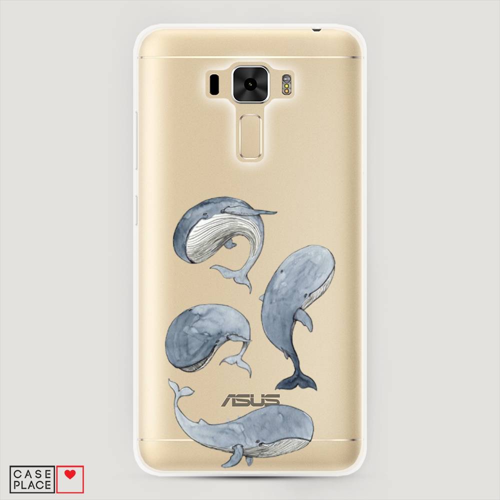 фото Чехол awog "киты" для asus zenfone 3 laser zc551kl