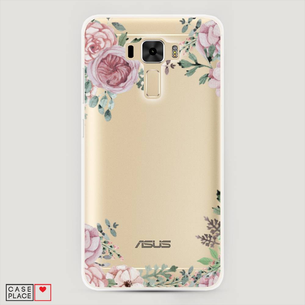 фото Чехол awog "нежные розы акварель" для asus zenfone 3 laser zc551kl