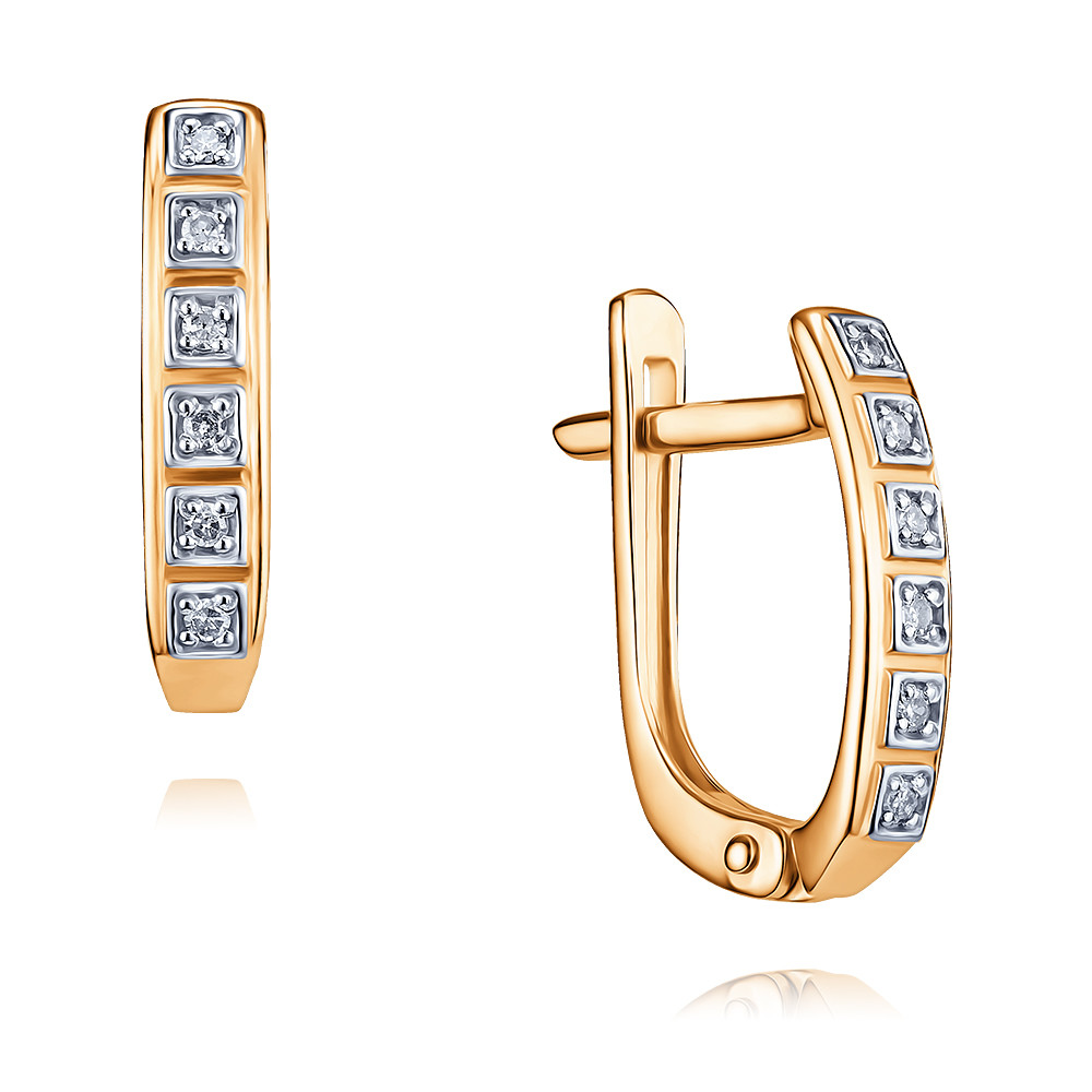 

Серьги из красного золота с бриллиантом ADAMAS 2424534-А500Д-41, 2424534-А500Д-41