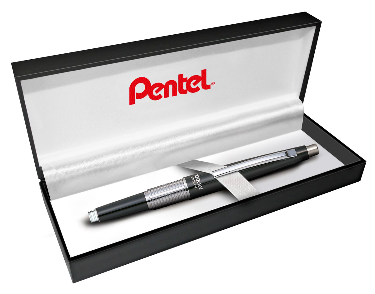 

Карандаш KERRY авт премиум Pentel в подарочном футляре 0.5 мм P1035-A-BOX черный корпус, P1035-A-BOX