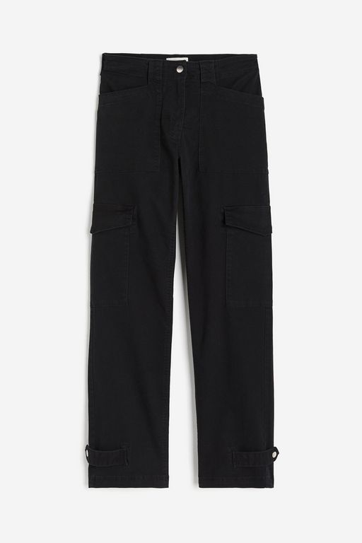 

Брюки женские H&M 1209605 черные 32 EU, Черный, 1209605