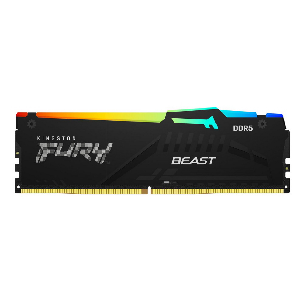 

Оперативная память Kingston Fury Beast RGB (KF548C38BBA-8) DDR5 1x8Gb 4800MHz, Fury Beast RGB