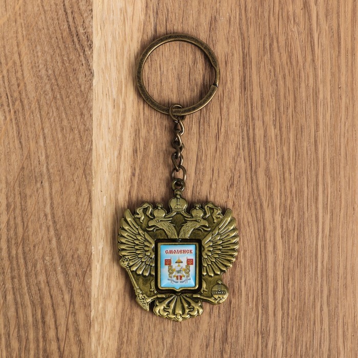 

Брелок унисекс Семейные традиции Смоленск, серебристый, Смоленск