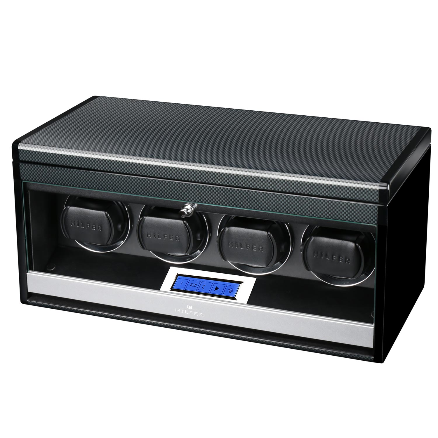 Шкатулка с автоподзаводом и хранением Hilfer T4TB