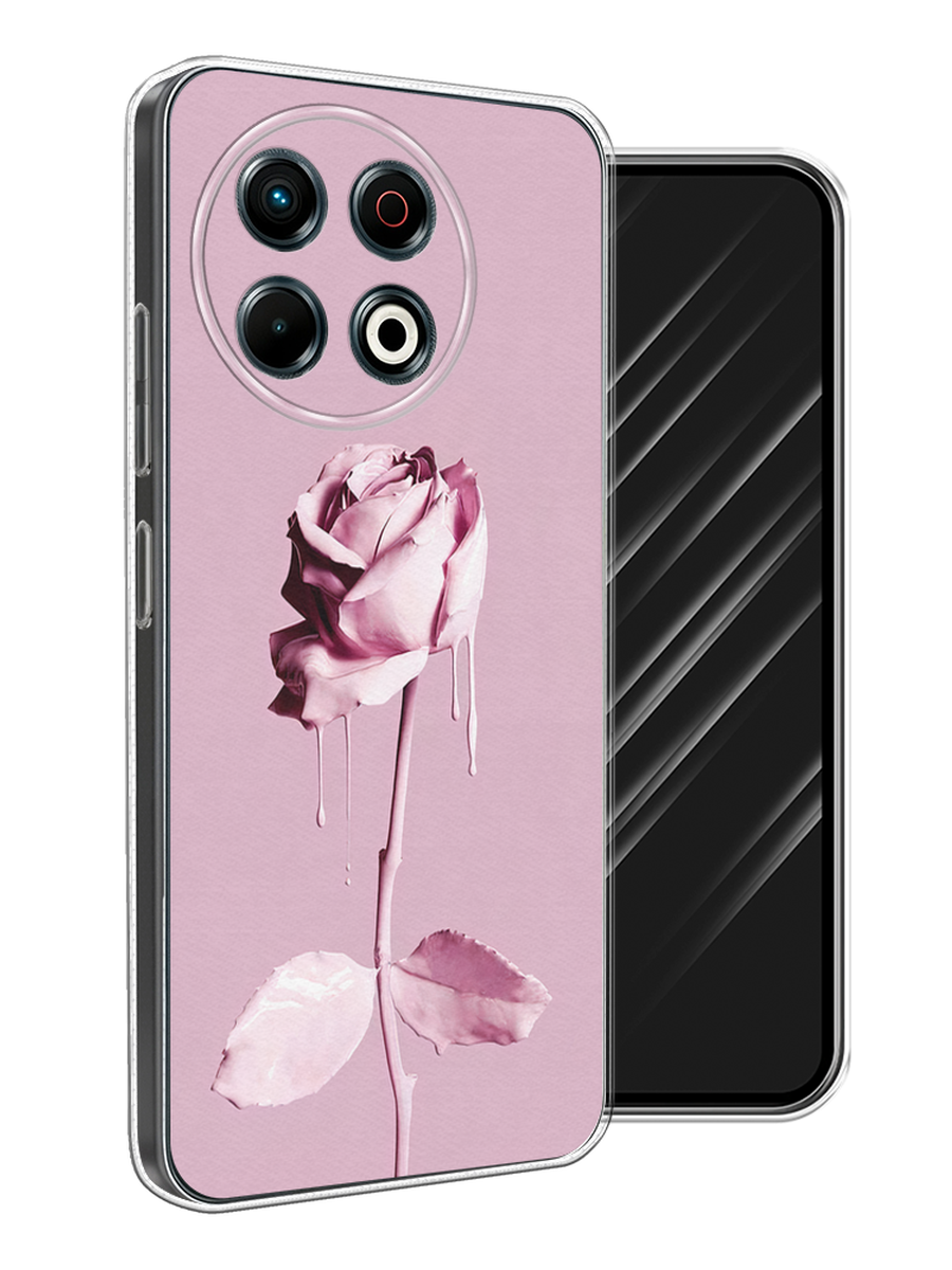 

Чехол Awog на Tecno Spark 30 Pro "Роза в краске", Белый;розовый, 309850-1