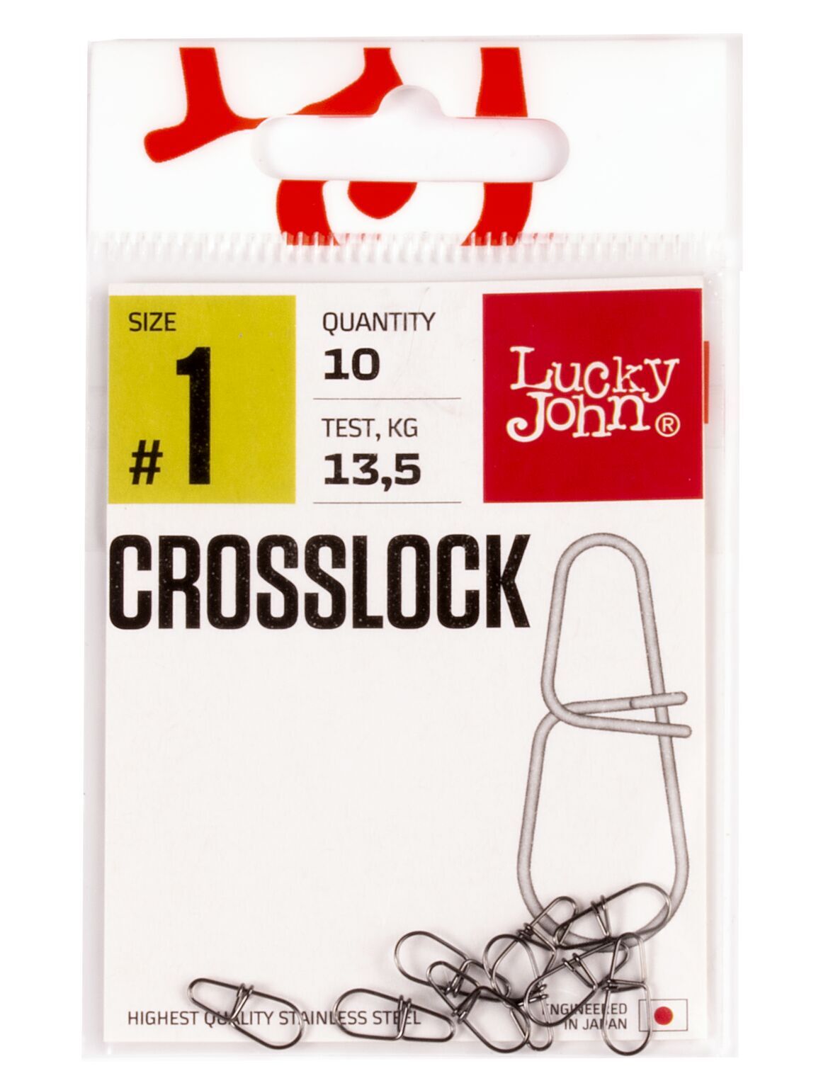 Застежки LJ Pro Series CROSSLOCK 001 135кг 10шт 239₽