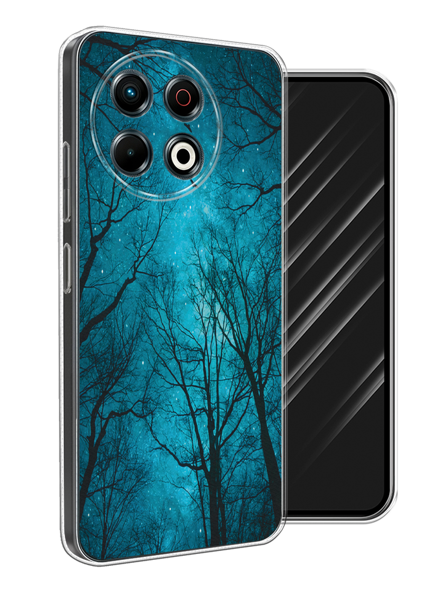 

Чехол Awog на Tecno Spark 30 Pro "Сказочный лес", Черный;бирюзовый, 309850-1