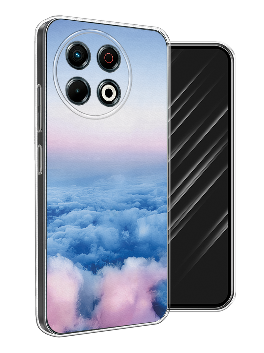

Чехол Awog на Tecno Spark 30 Pro "Облака", Голубой;розовый;бирюзовый, 309850-1