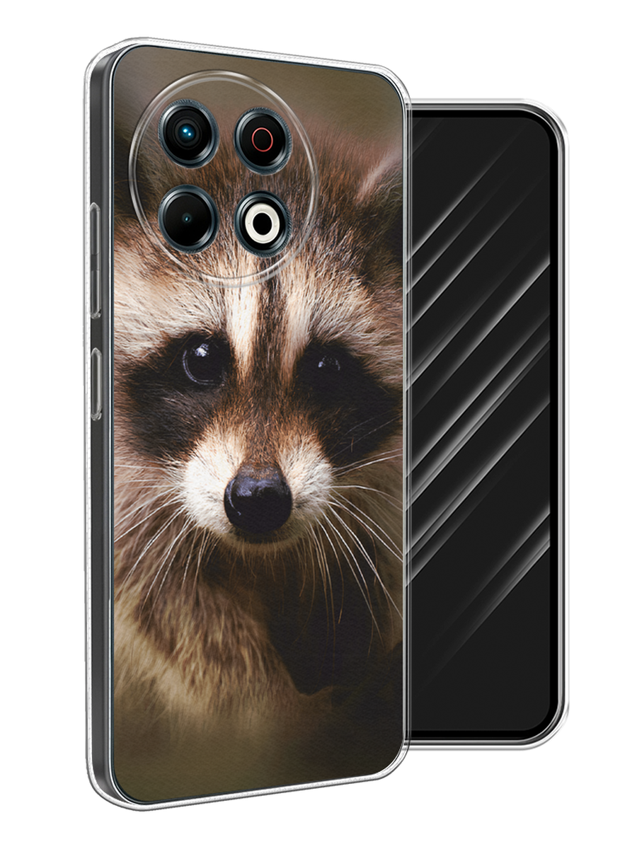

Чехол Awog на Tecno Spark 30 Pro "Енот", Коричневый, 309850-1