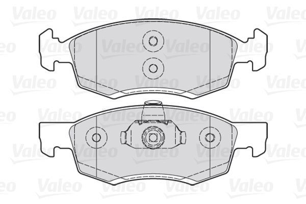 

Тормозные колодки Valeo дисковые 301017