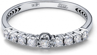 

Кольцо из белого золота с бриллиантом р. 16,5 Klondike 01-01908-1-03-001-01-03, 01-01908-1-03-001-01-03