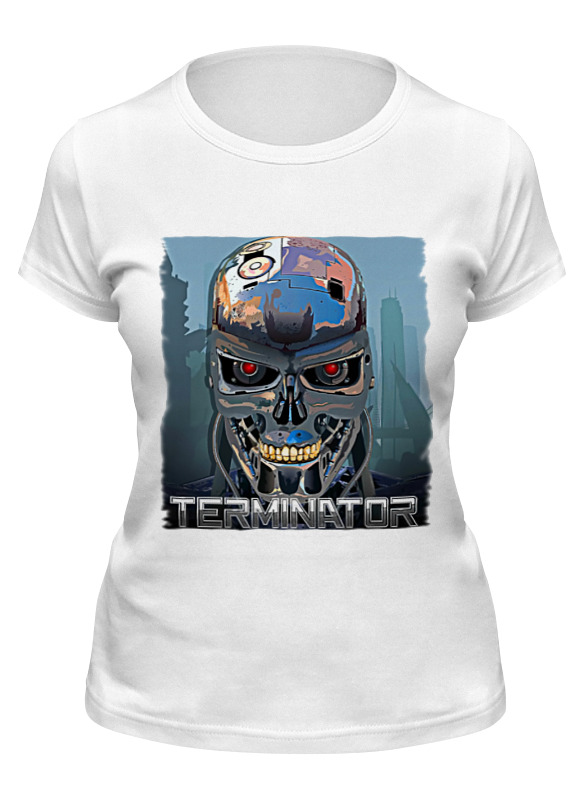 

Футболка женская Printio Terminator белая XL, Белый, Terminator