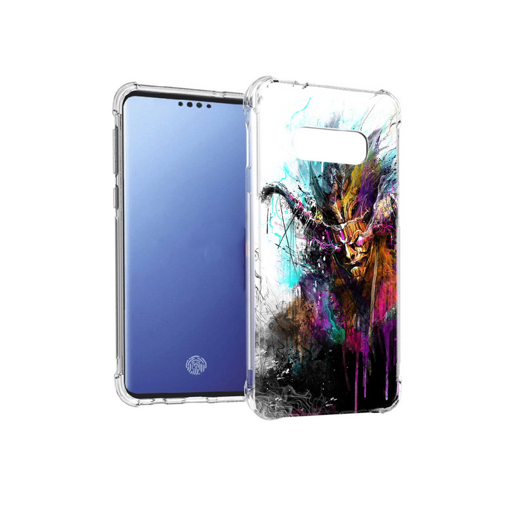 

Чехол MyPads Tocco для Samsung Galaxy S10E яркий дьявол (PT145748.492.709), Прозрачный, Tocco