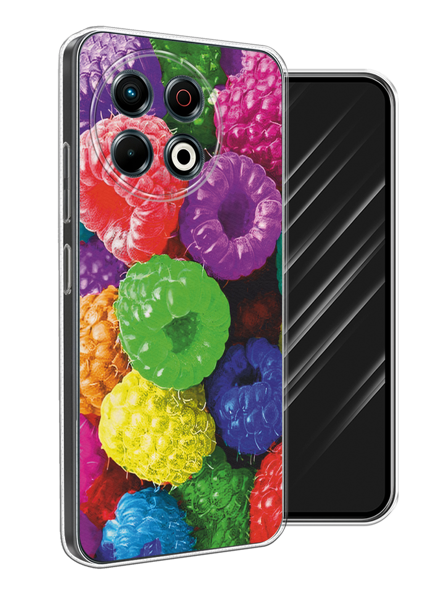 

Чехол Awog на Tecno Spark 30 Pro "Разноцветная малина", Разноцветный, 309850-1