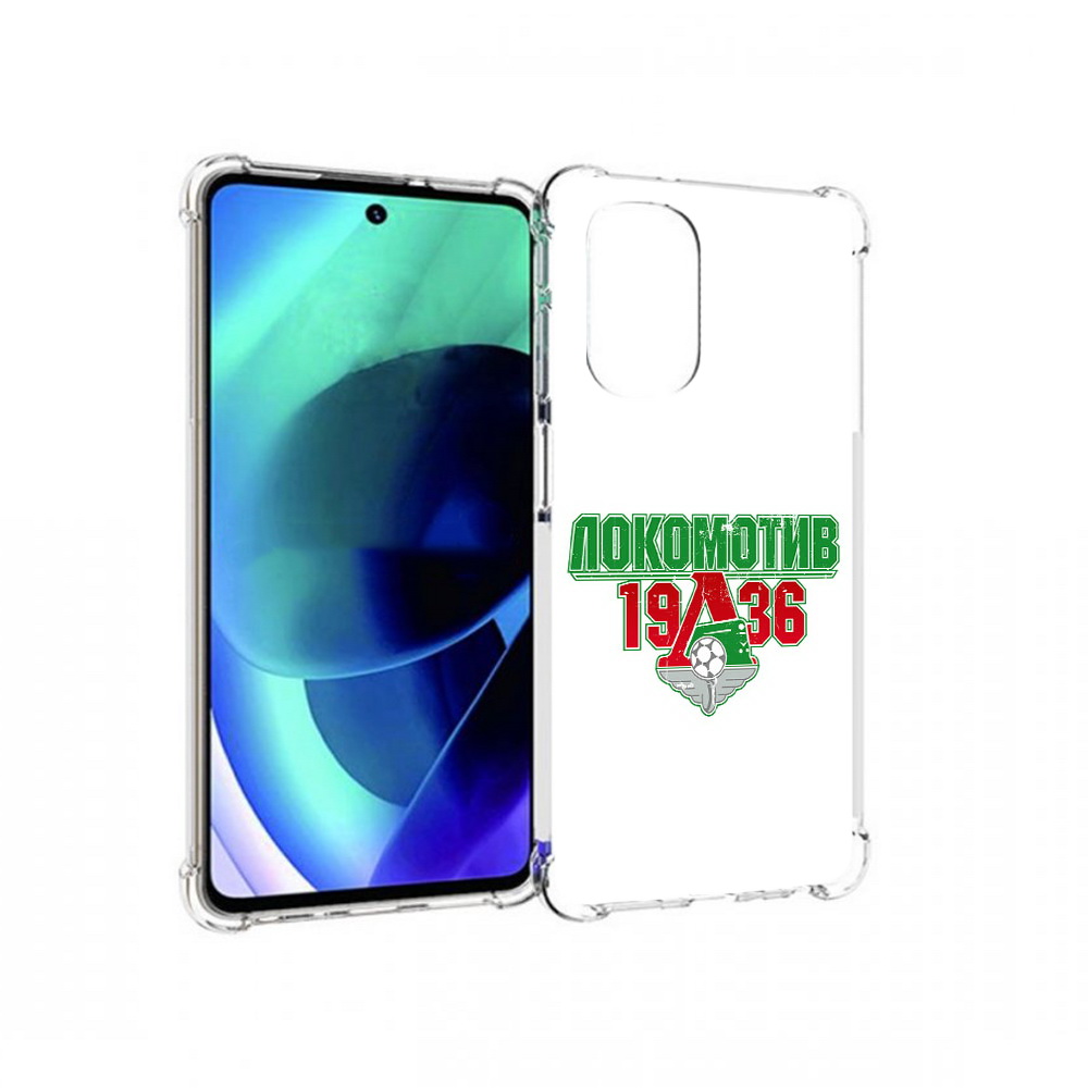

Чехол MyPads Tocco для Motorola Moto G51 ФК локомотив 1936 (PT227078.365.182), Прозрачный, Tocco