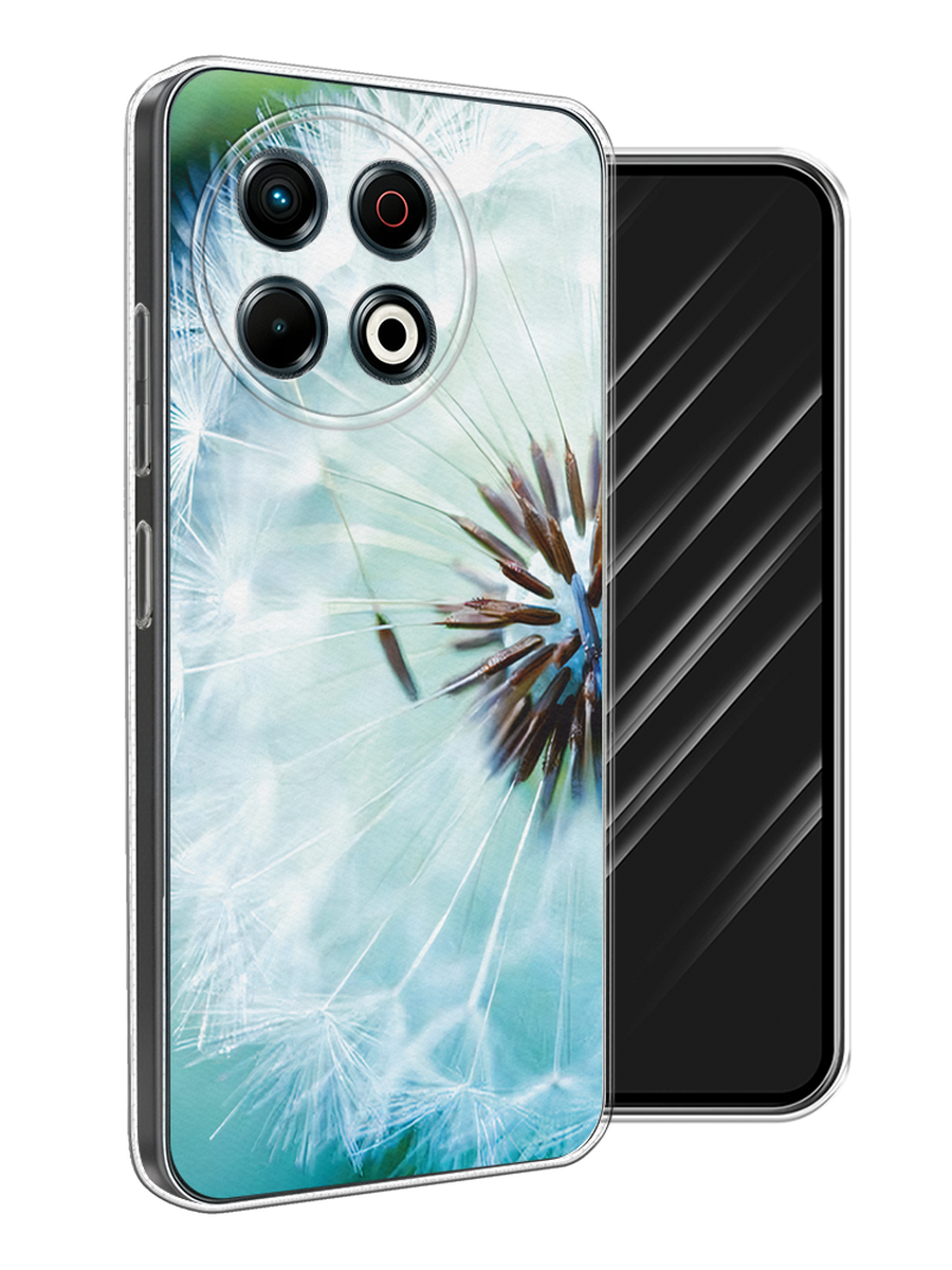 

Чехол Awog на Tecno Spark 30 Pro "Пух одуванчика", Серебристый;серый, 309850-1