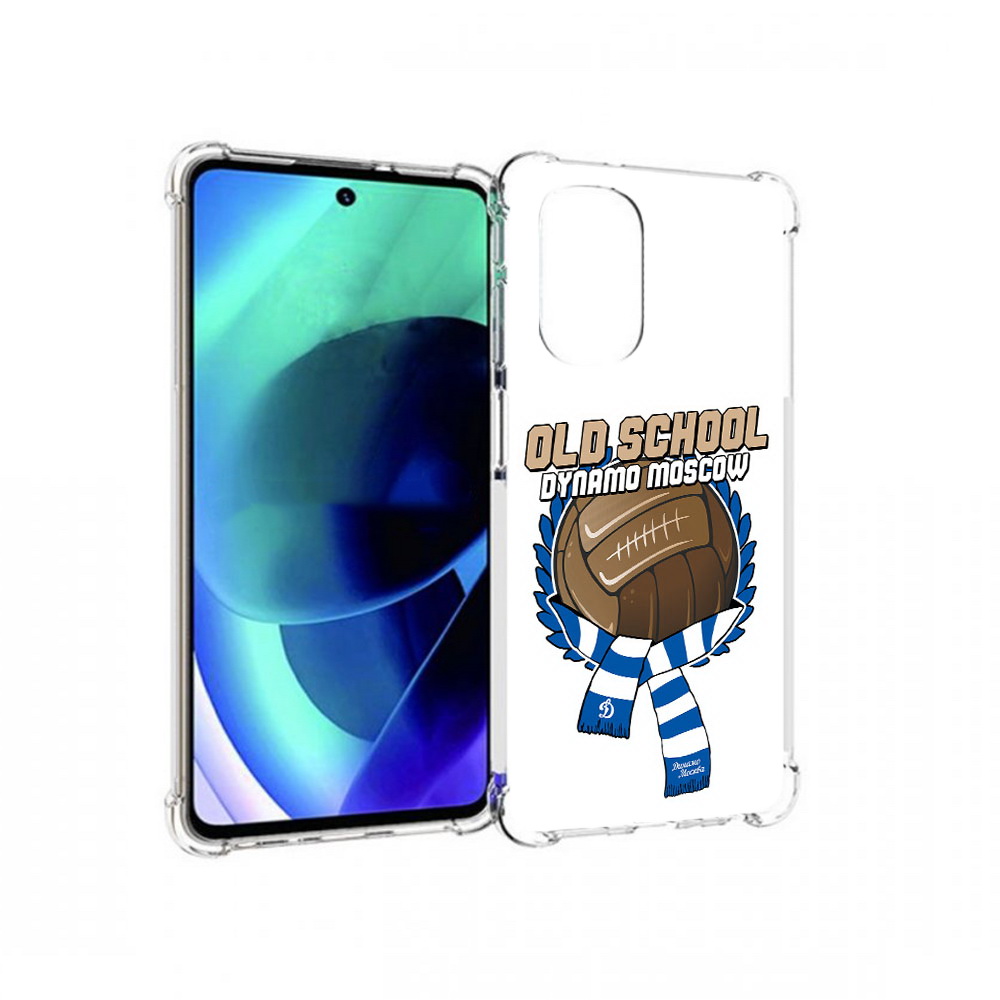 

Чехол MyPads Tocco для Motorola Moto G51 ФК Динамо олд скул (PT227078.365.176), Прозрачный, Tocco