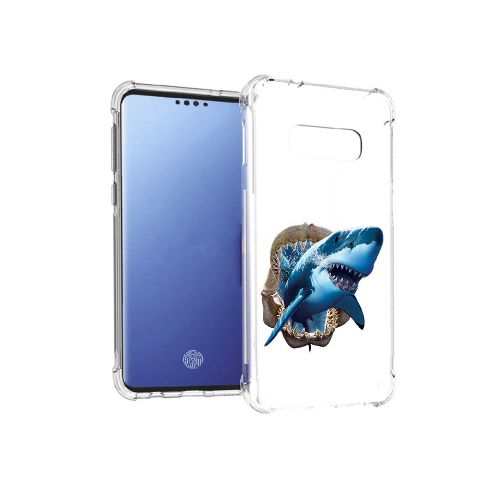 

Чехол MyPads Tocco для Samsung Galaxy S10E челюсти (PT145748.492.675), Прозрачный, Tocco
