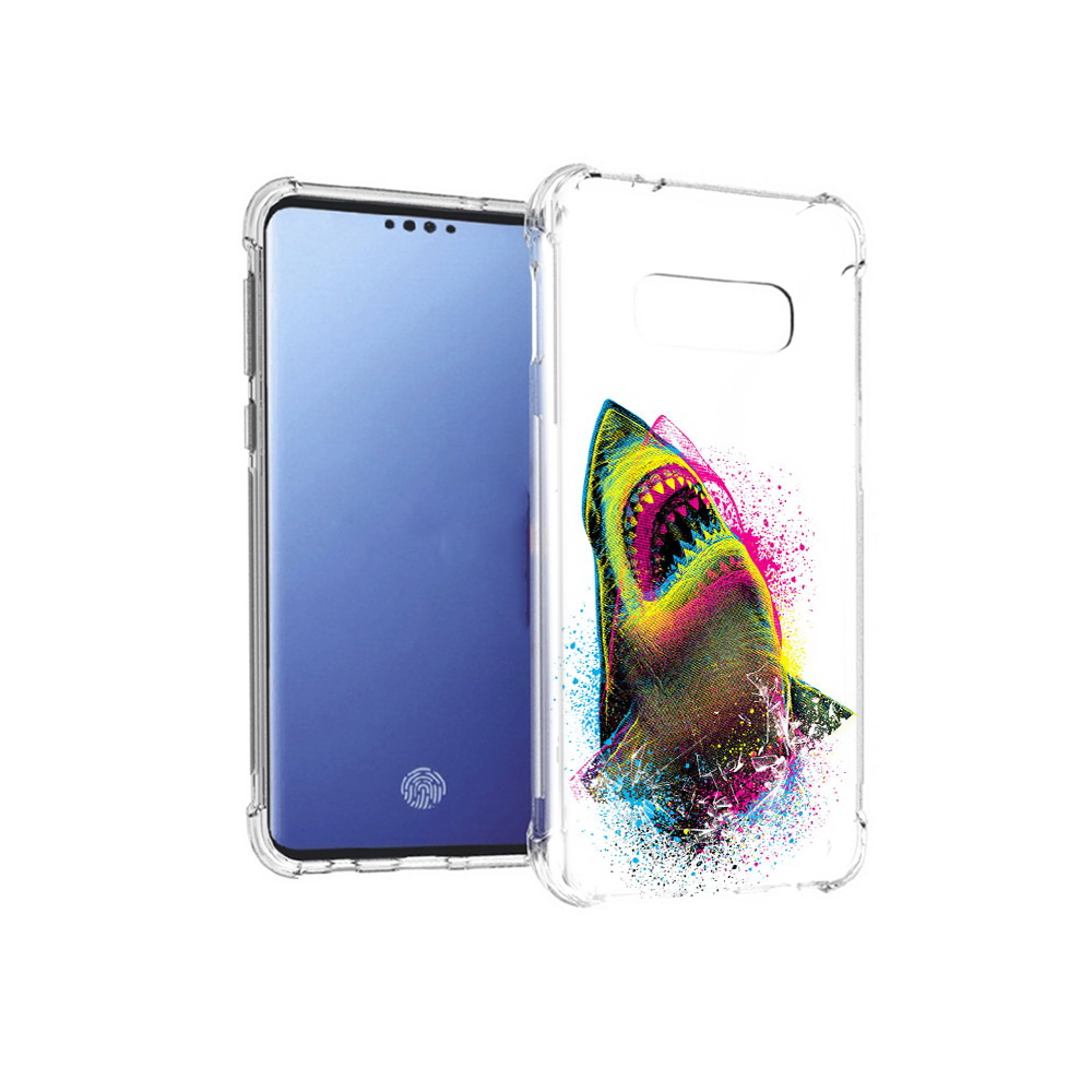 

Чехол MyPads Tocco для Samsung Galaxy S10E челюсти-2 (PT145748.492.674), Прозрачный, Tocco