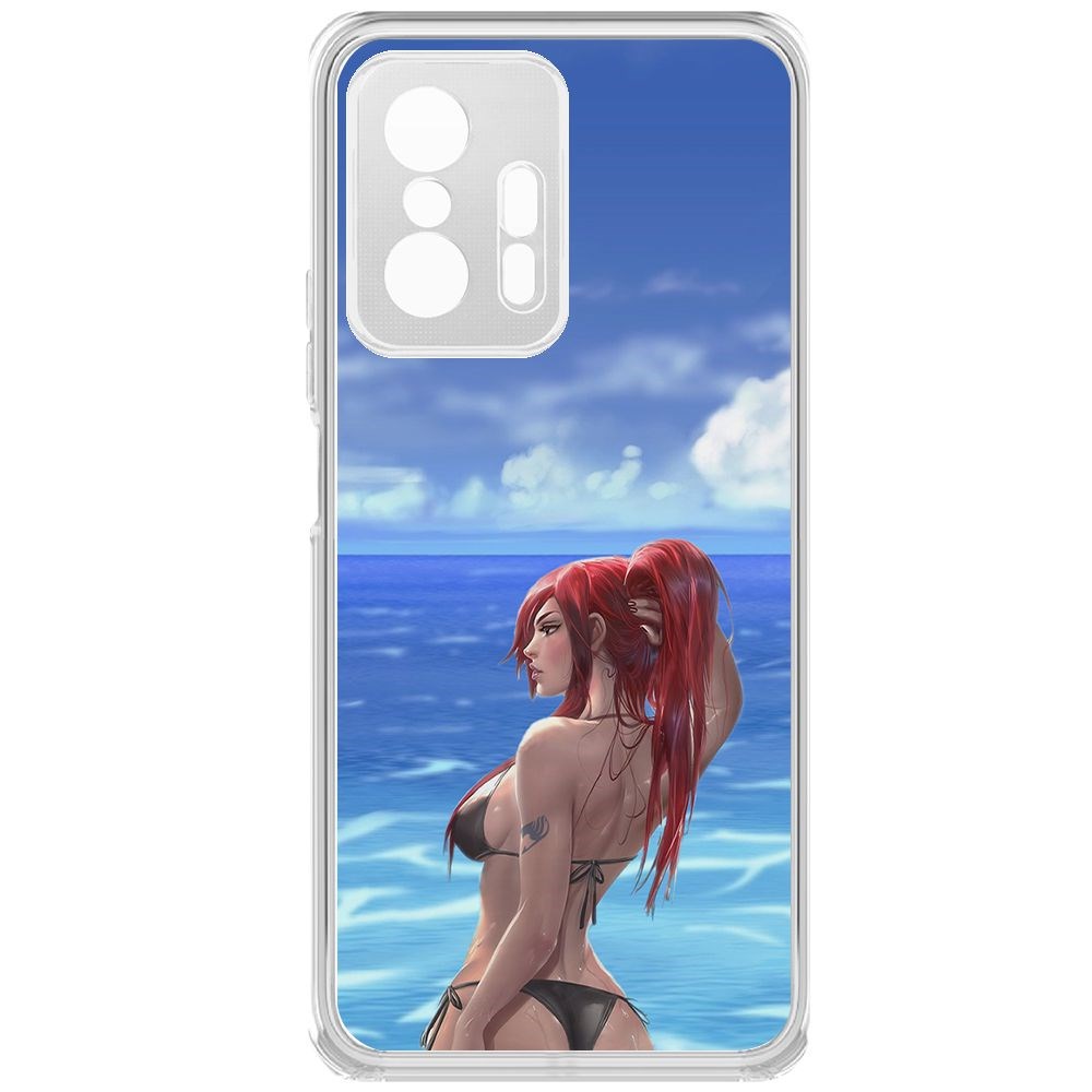 

Чехол-накладка Krutoff Clear Case Купальник женский для Xiaomi 11T, Прозрачный