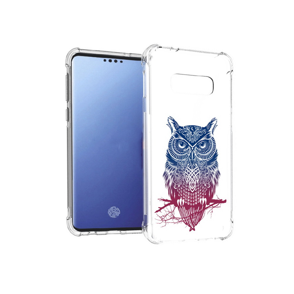 

Чехол MyPads Tocco для Samsung Galaxy S10E хиппи сова (PT145748.492.664), Прозрачный, Tocco