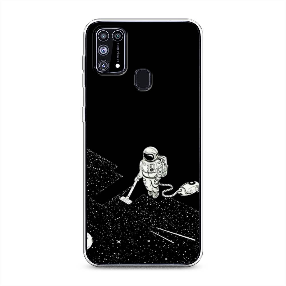 фото Чехол awog "космонавт с пылесосом" для samsung galaxy m31