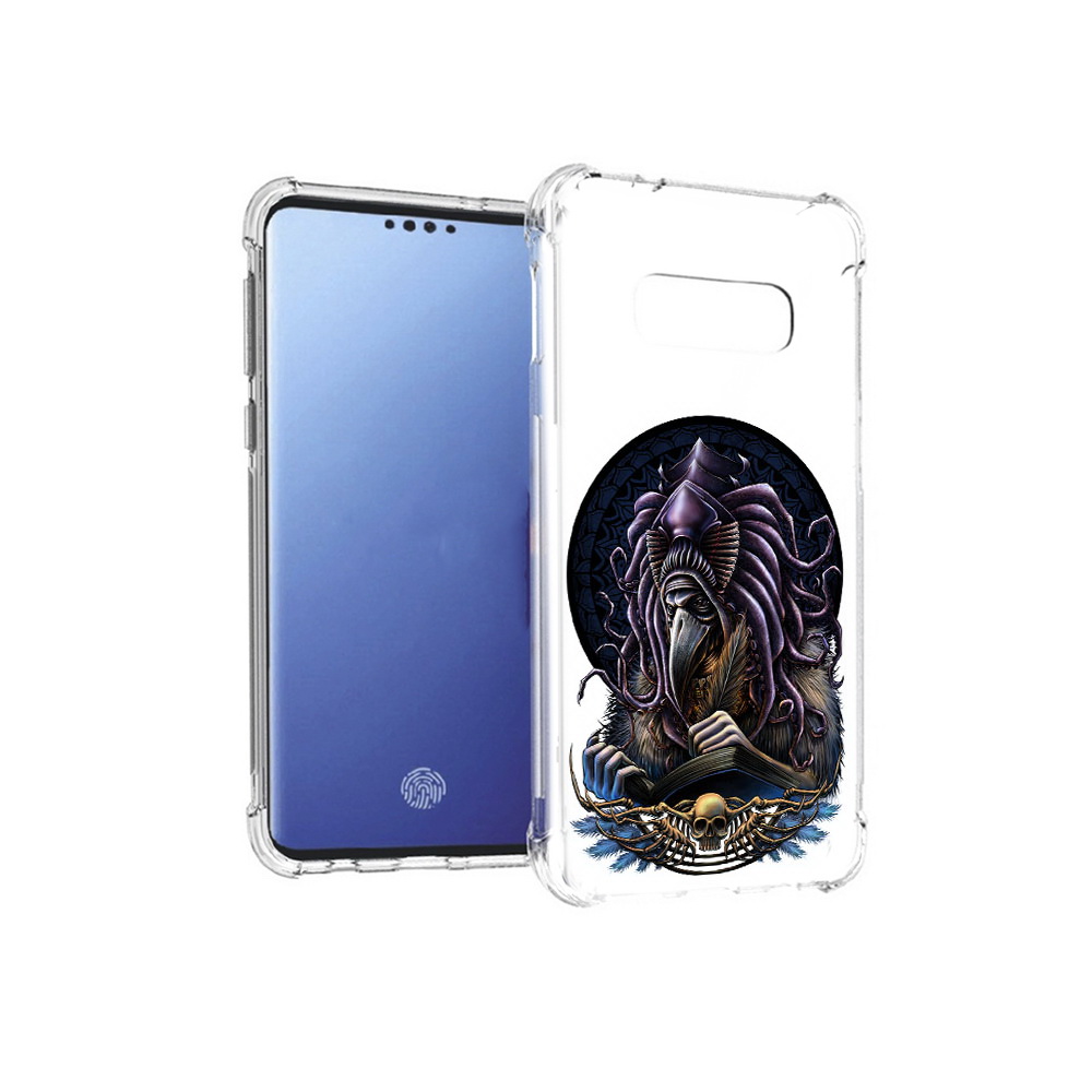 

Чехол MyPads Tocco для Samsung Galaxy S10E умный ворон (PT145748.492.650), Прозрачный, Tocco