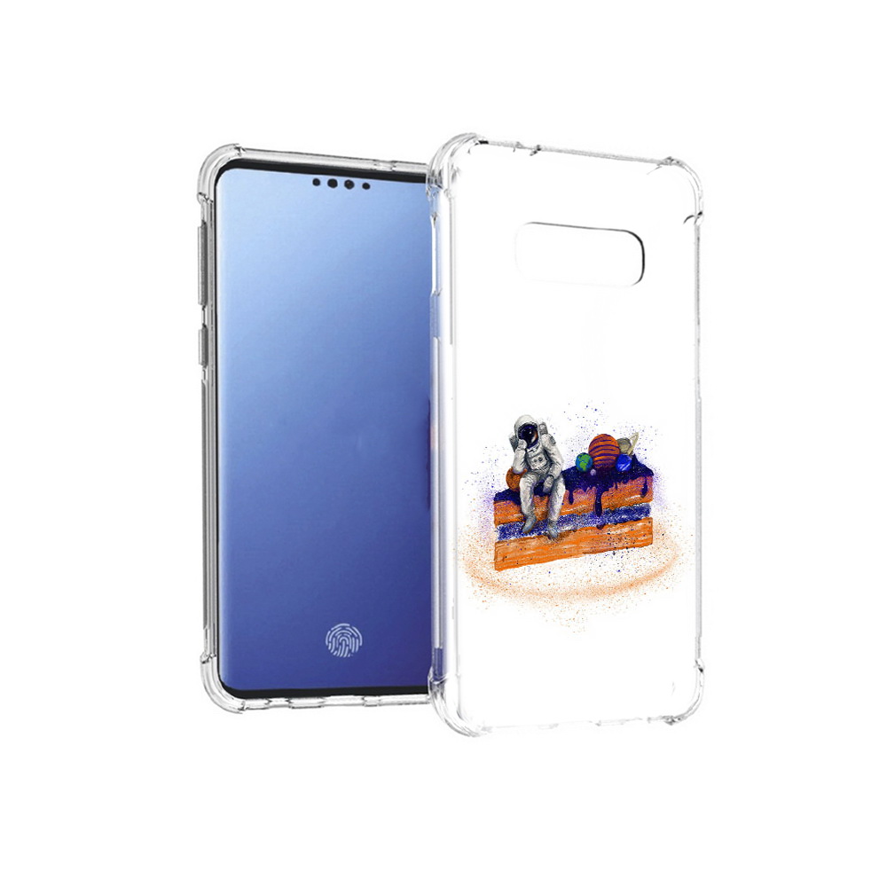 

Чехол MyPads Tocco для Samsung Galaxy S10E торт с планетами (PT145748.492.648), Прозрачный, Tocco