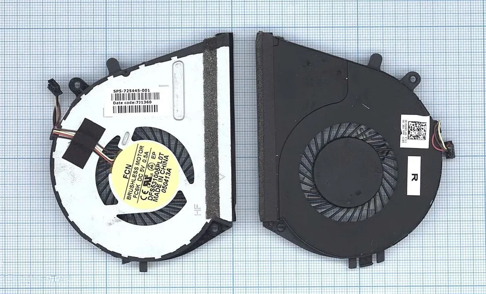 

Кулер Vbparts для HP Envy 14-K000, TouchSmart M6-k, M6-k000, p/n: KSB0805HB(100119603V)