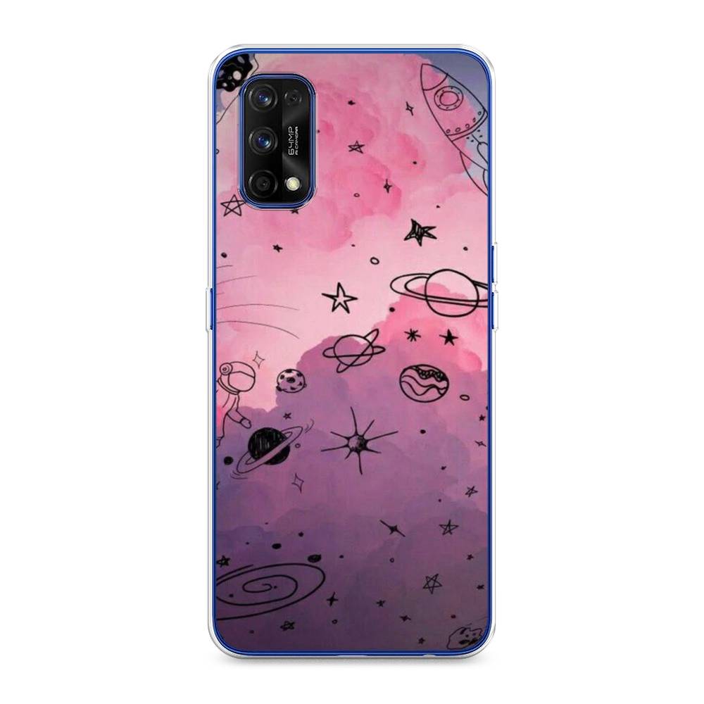 

Чехол Awog на Realme 7 Pro "Радуга планет 3", Разноцветный, 254050-4