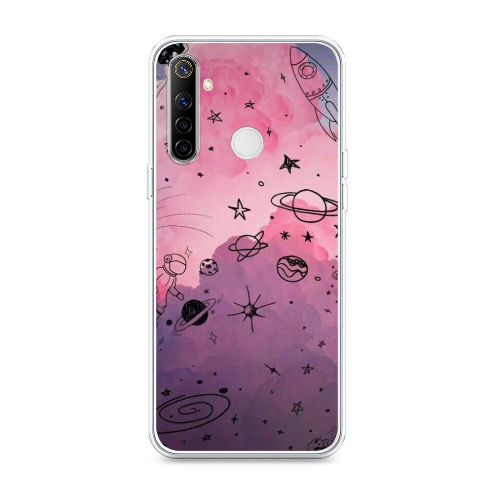 

Чехол Awog на Realme 6i "Радуга планет 3", Разноцветный, 252950-4
