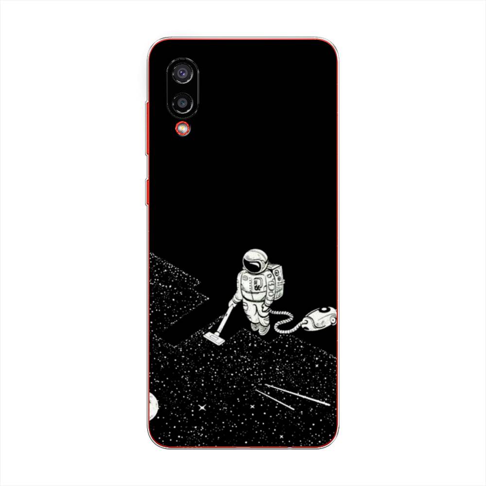 фото Чехол awog "космонавт с пылесосом" для samsung galaxy a02