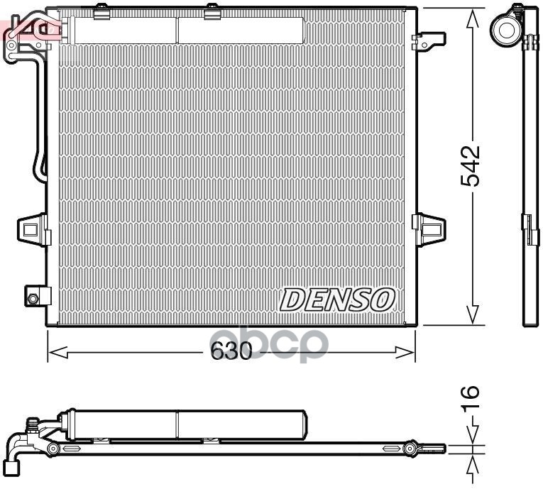 Конденсор DENSO dcn17057