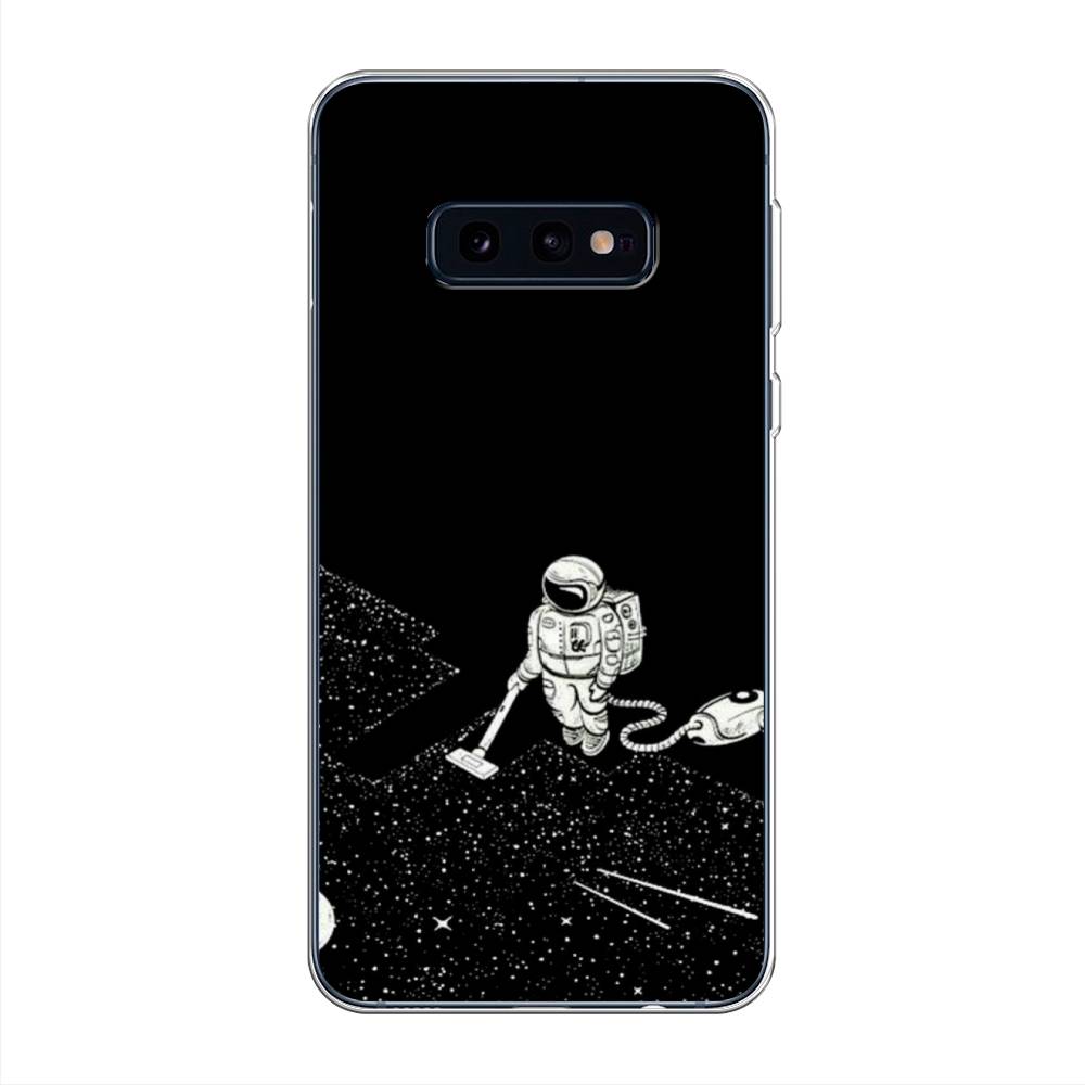 

Чехол Awog на Samsung Galaxy S10E "Космонавт с пылесосом", Разноцветный, 27250-4