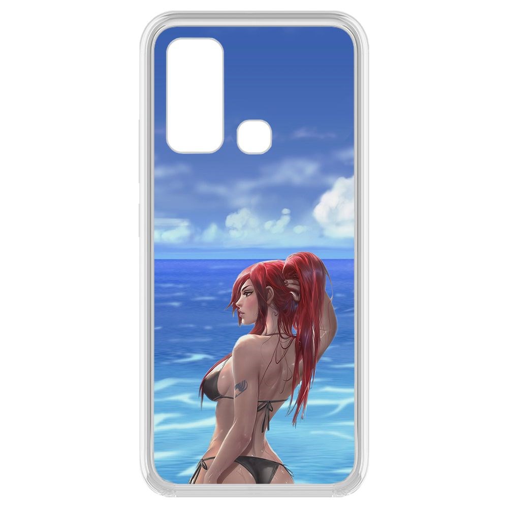 

Чехол-накладка Krutoff Clear Case Купальник женский для Vivo Y30