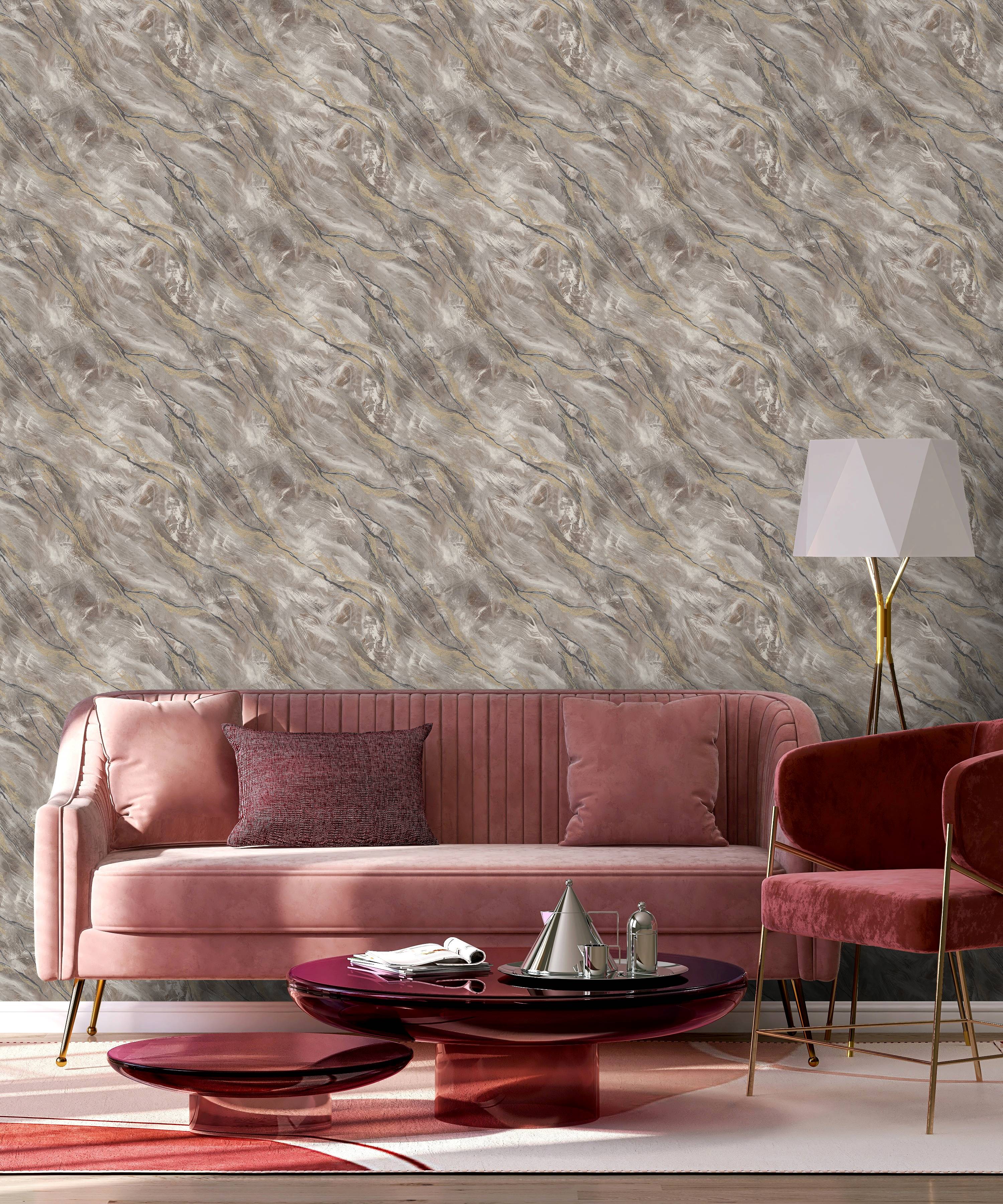 

Обои EURO DECOR ATLAS Винил/флиз 7239-12 коричневый 1,06Х10,05м