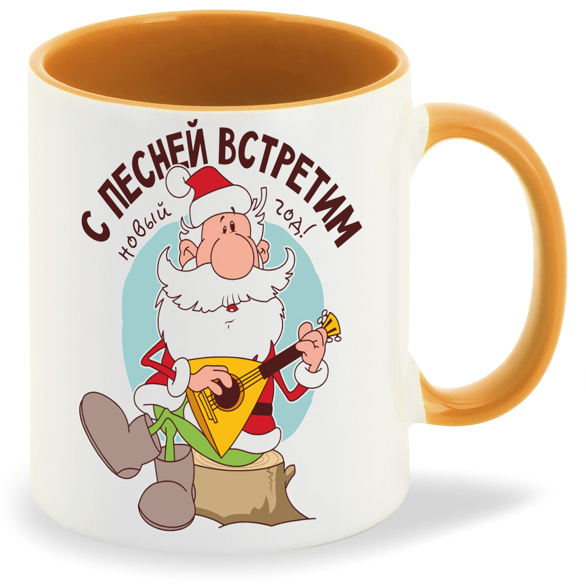 

Кружка CoolPodarok С есней встретим новый год, С есней встретим новый год