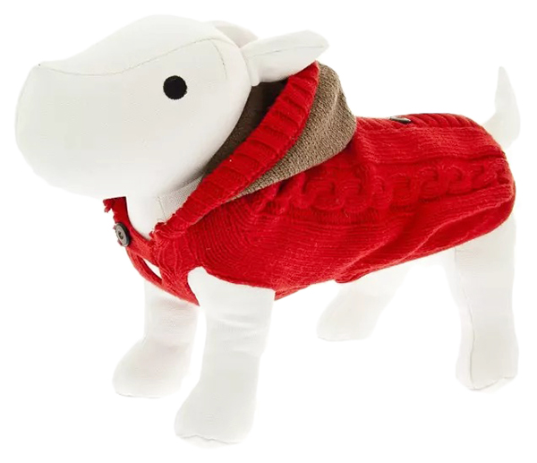 Жилет для собак Ferribiella одежда Альпы, унисекс, красный, серый, 27, длина спины 27 см
