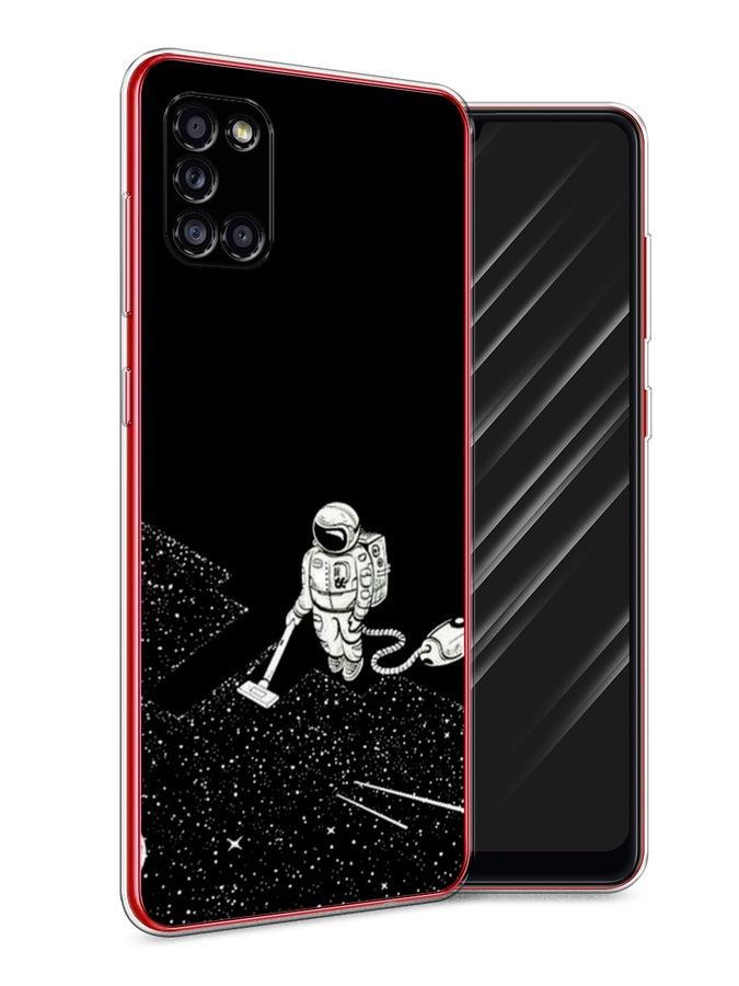 

Чехол Awog на Samsung Galaxy A31 / Самсунг A31 "Космонавт с пылесосом", Разноцветный, 2100350-4