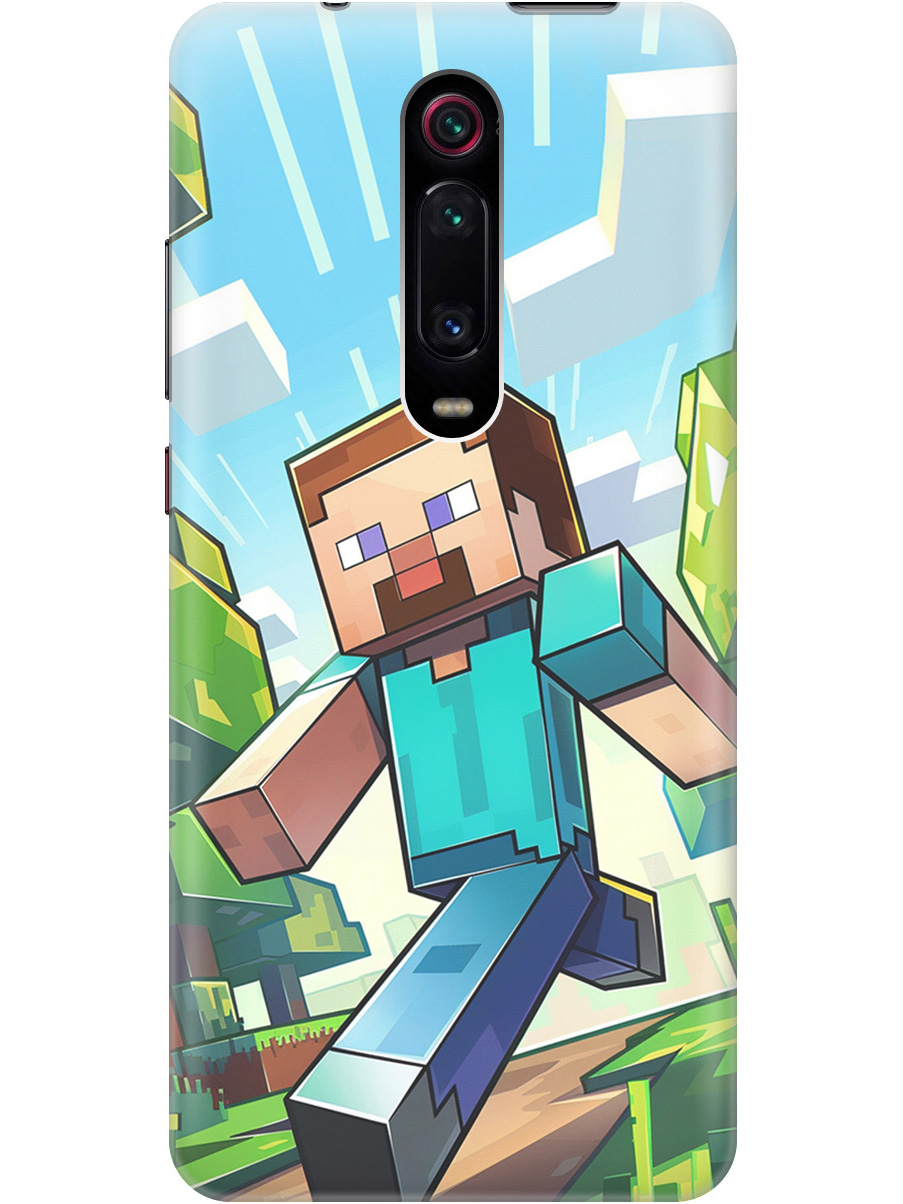 

Силиконовый чехол на Xiaomi Mi 9T / Mi 9T Pro / K20 / K20 Pro с принтом "Майнкрафт", Прозрачный;голубой;зеленый, 721421671