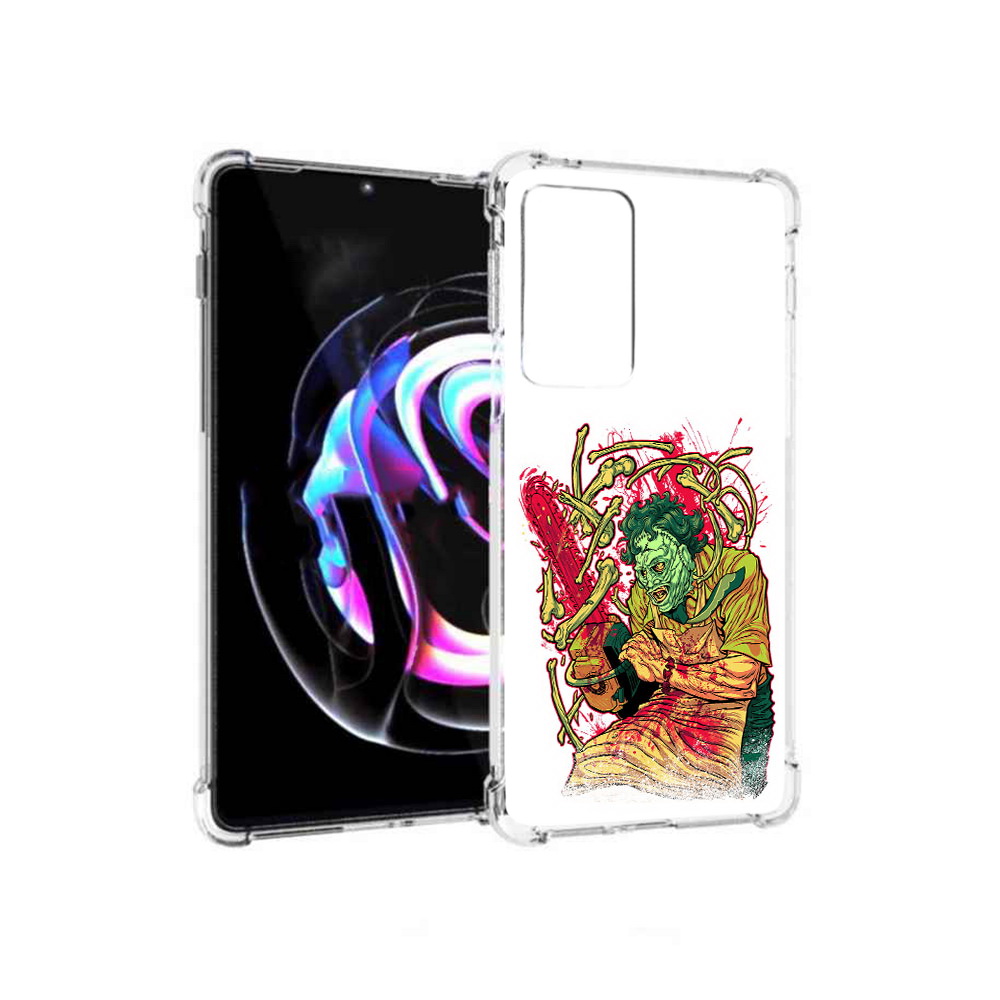 

Чехол MyPads Tocco для Motorola Moto Edge 20 Pro яркий мясник (PT227063.364.711), Прозрачный, Tocco
