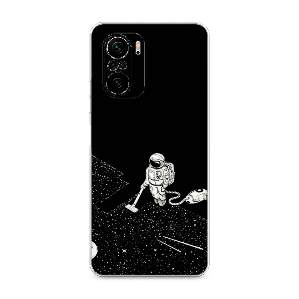 фото Чехол awog "космонавт с пылесосом" для xiaomi poco f3