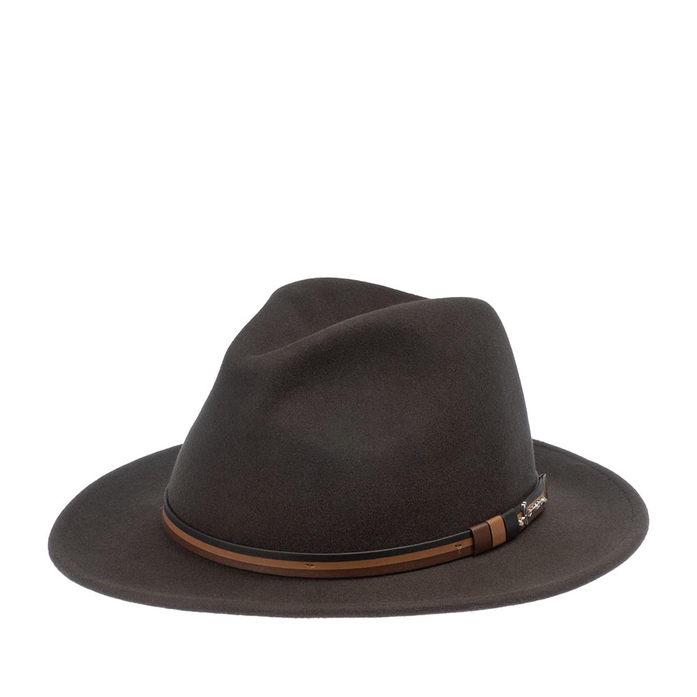 Шляпа унисекс HERMAN MAC CARTHY коричневая, р. 61