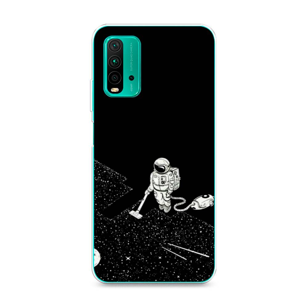 фото Чехол awog "космонавт с пылесосом" для xiaomi redmi 9t