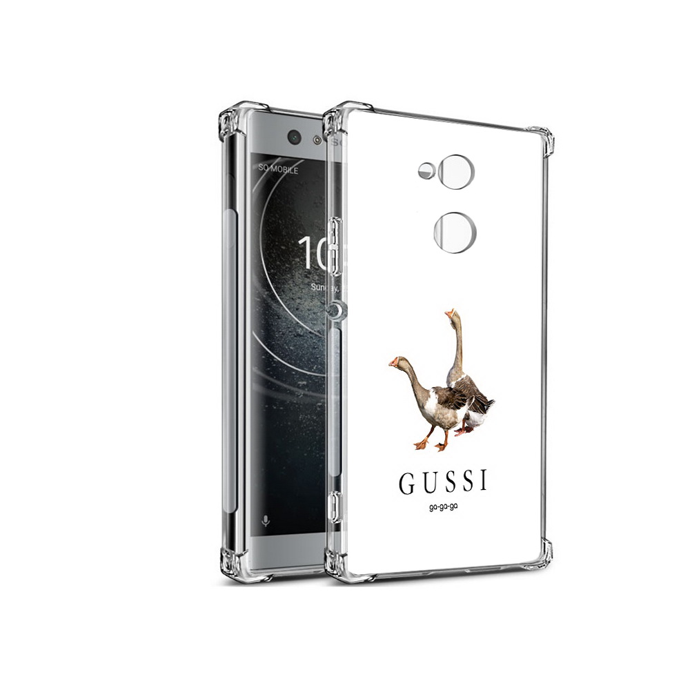 

Чехол MyPads Tocco для Sony Xperia XA2 Гусси бренд (PT99627.238.56), Прозрачный, Tocco