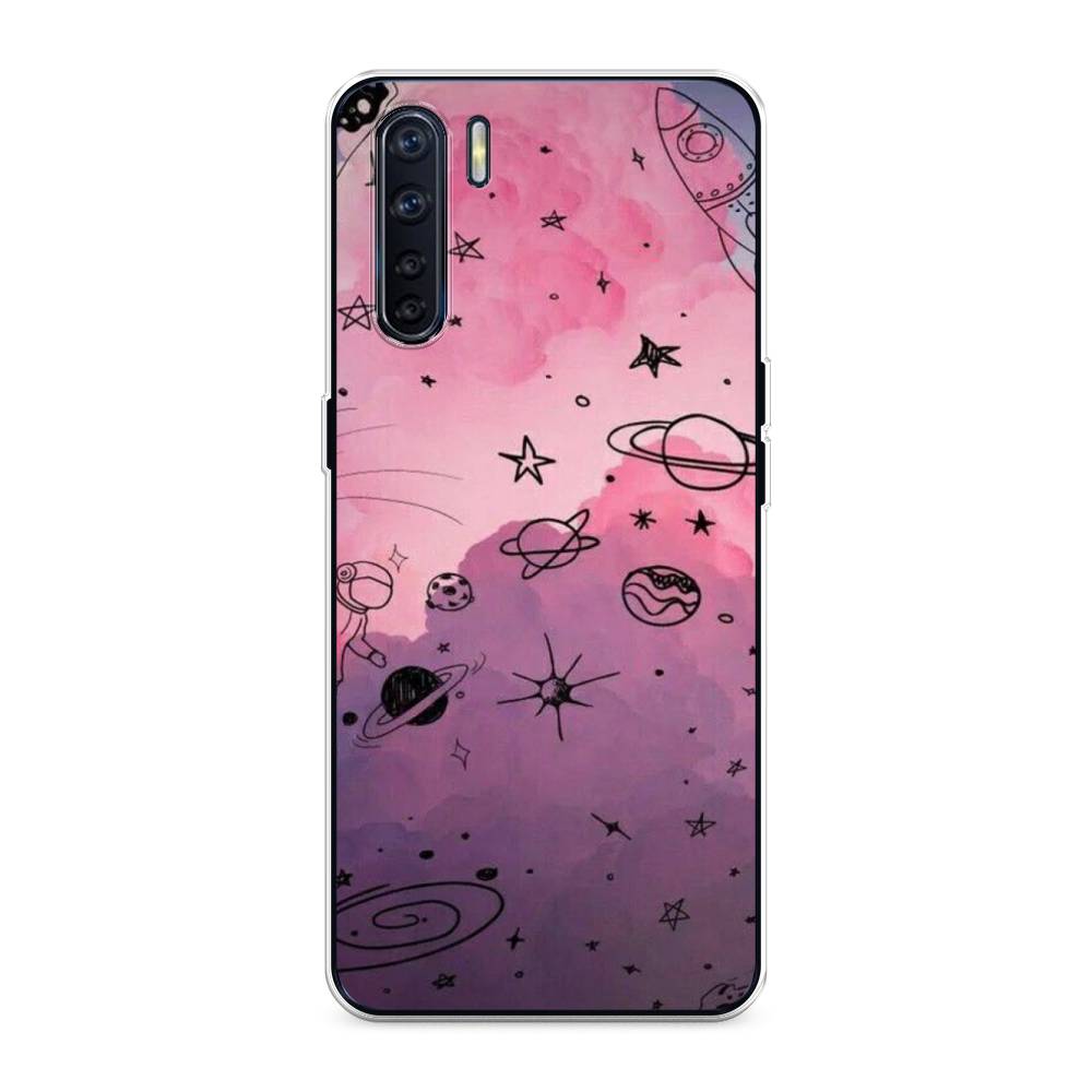 

Чехол Awog на Oppo A91/Reno 3 "Радуга планет 3", Разноцветный, 254250-4